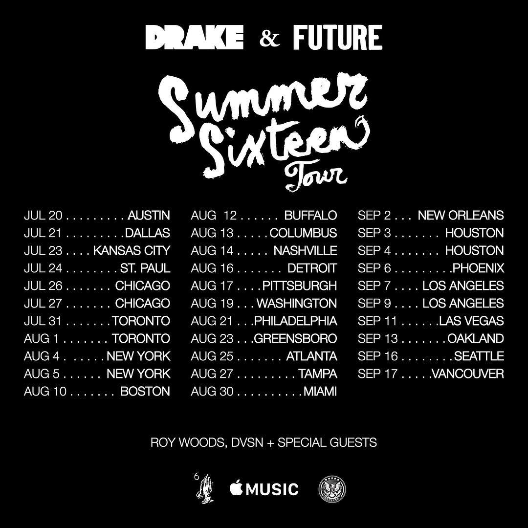 Apple Music is a Sponsor of Drake&#039;s Upcoming &#039;Summer Sixteen Tour&#039;