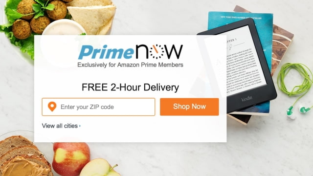 Amazon Launches New &#039;Prime Now&#039; Website for Same Day Delivery Shopping