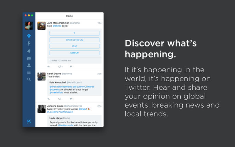 Twitter for Mac Gets Updated With Moments, Polls, GIF Search