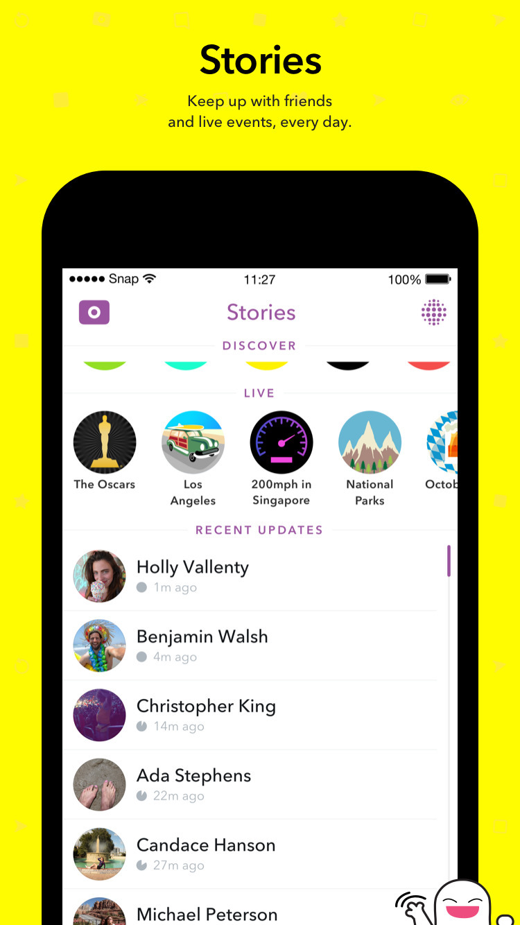 Snapchat Gets Updated With One Handed Zoom Feature