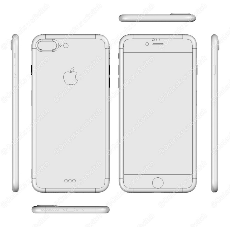 Alleged iPhone 7 Schematics Show iPhone 7 Plus With Dual Lens Camera, Smart Connector [Images]