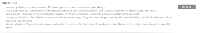 Apple Releases iTunes 12.4 With Minor Design Enhancements