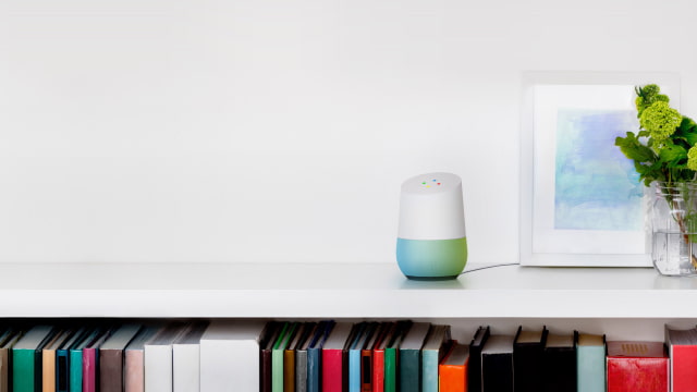 Google Unveils Voice Activated &#039;Google Home&#039; Device to Rival Amazon&#039;s Echo [Video]