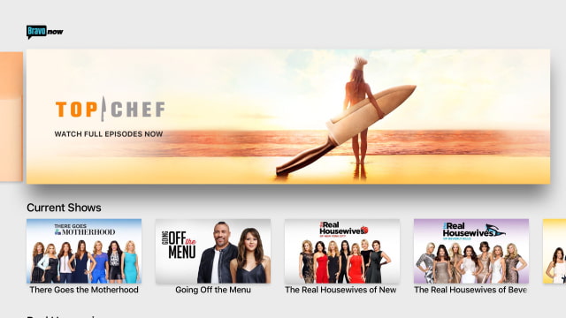 NBC Universal Launches Bravo Now, E! Now, and Syfy Now Apps for the New Apple TV