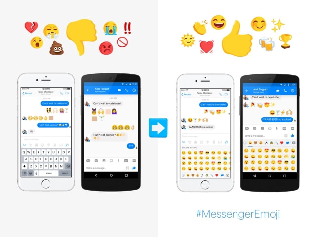 Facebook Announces Over 1,500 New Emojis for Messenger