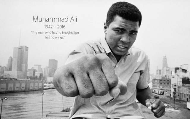 Apple Pays Tribute to Muhammad Ali