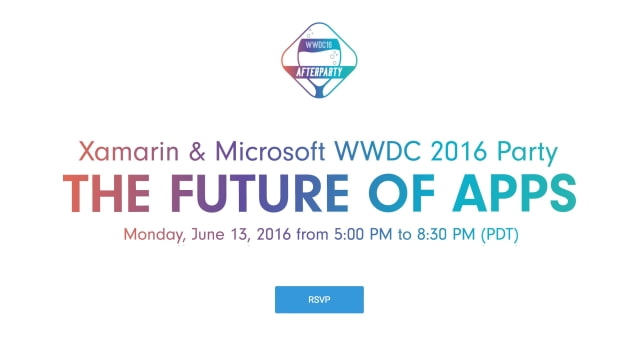 Microsoft está organizando un Afterparty de la WWDC 2016