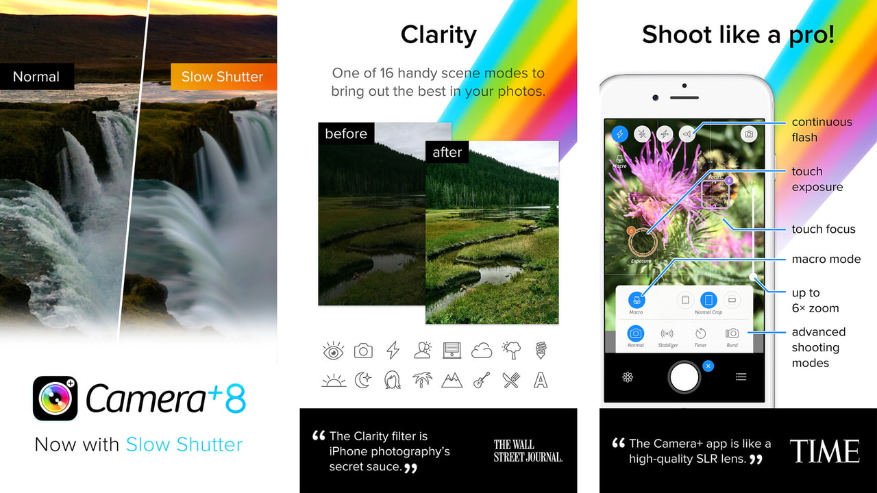 Camera App Shutter Message Camera+ App Gets Updated With Slow Shutter Feature, Ultra-Low ISO ...