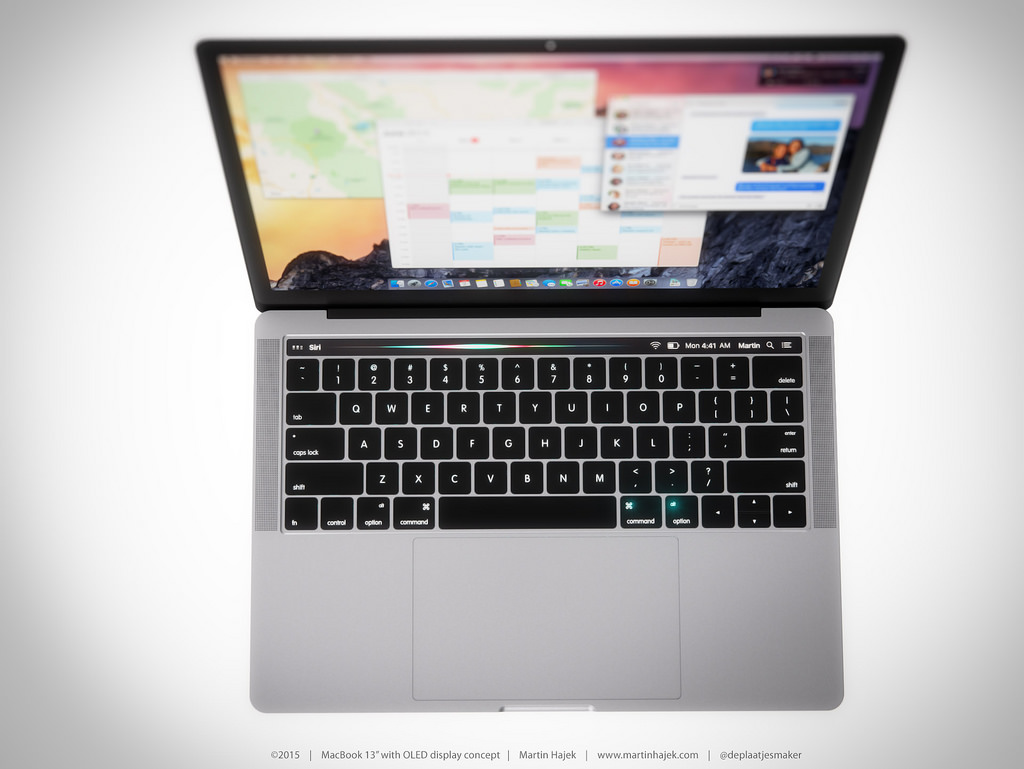 These Renderings of a MacBook Pro With an OLED Touch Panel Look Amazing! [Images]