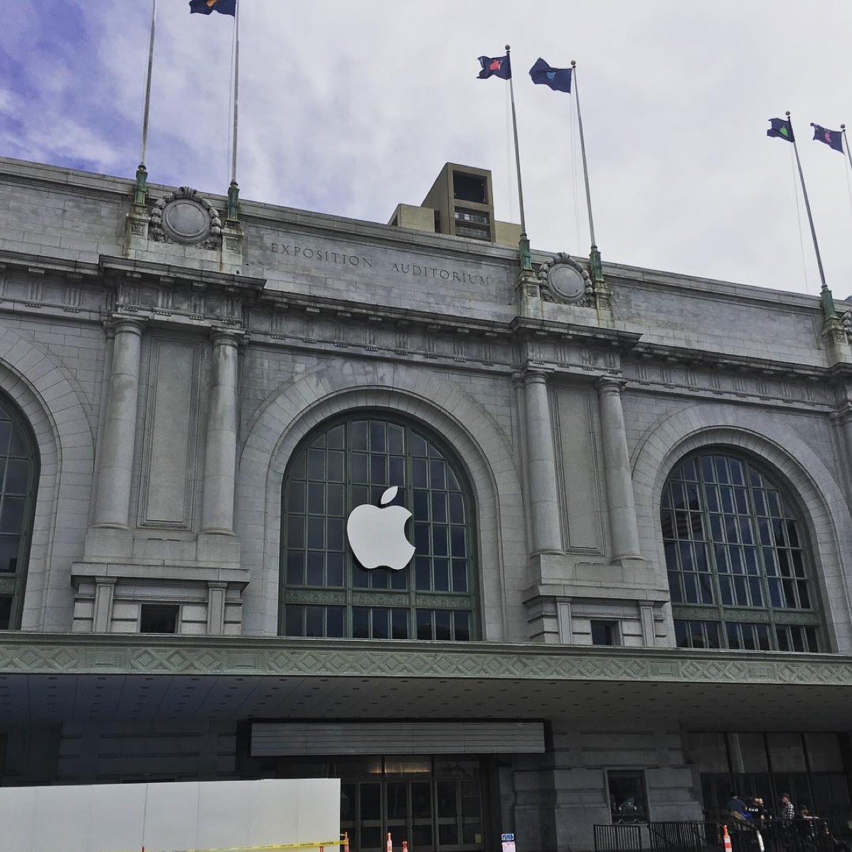 WWDC Decorations Go Up at Moscone West and Bill Graham Civic Auditorium [Photos]