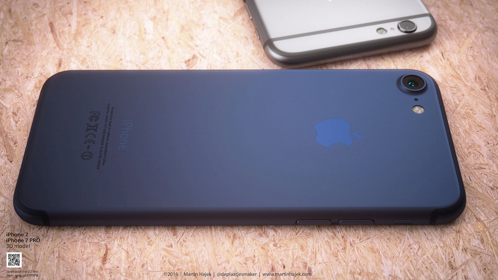 Here&#039;s What a &#039;Deep Blue&#039; iPhone 7 Looks Like [Images]