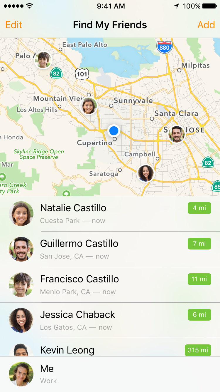 Apple Updates Find My Friends With iOS 10 and Apple Watch Support