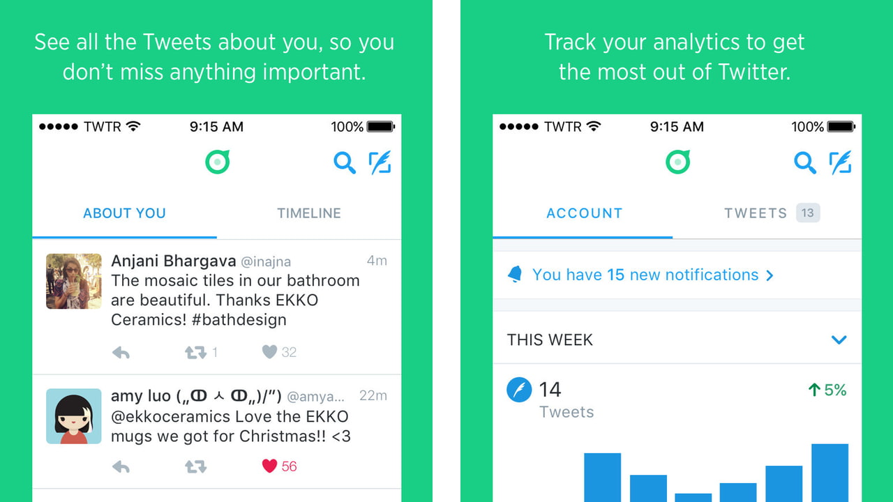 Twitter Releases New 'Dashboard' App for iPhone [Download] - iClarified