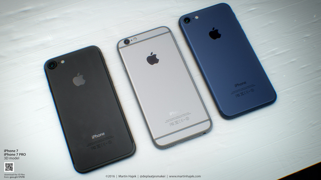 Amazing Renders Show &#039;iPhone 7&#039; in Space Black With Force Touch Home Button, Lightning Headphones [Images]