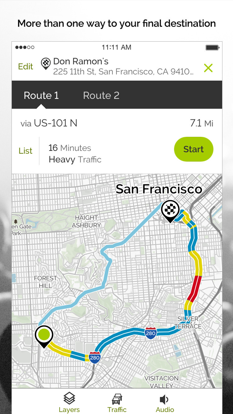 MapQuest App Gets Redesigned Nav Hat, Search and Data Improvements