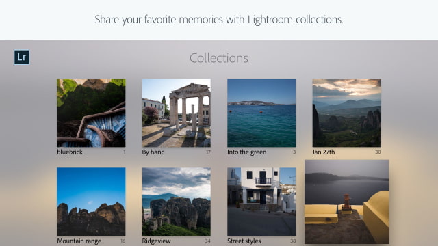 Adobe Launches Lightroom for the Apple TV