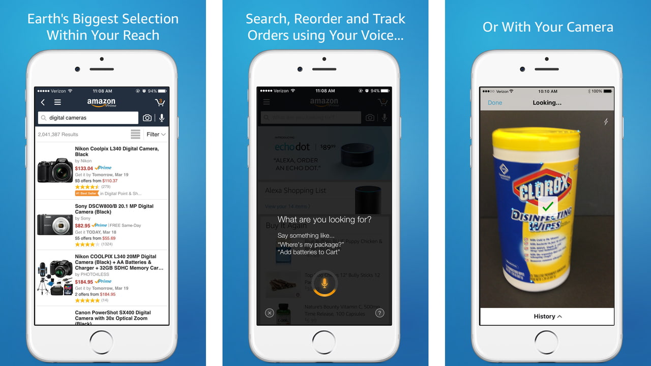Amazon App Updated With New Menu Design, Other Improvements - iClarified