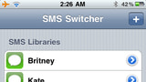 SMS Switcher Enables Multiple iPhone SMS Libraries