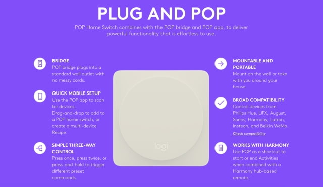 Logitech &#039;Pop Home Switch&#039; Controls Your Smart Home