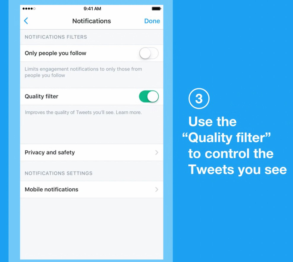 Twitter Announces New Quality Filter