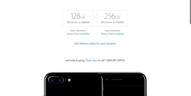 Here Are the Current Ship Times for the iPhone 7, Jet Black iPhone 7 Plus Now Shipping in November