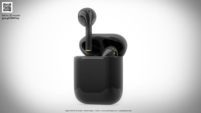 This is What Apple&#039;s AirPods Would Look Like in Jet Black [Renders]