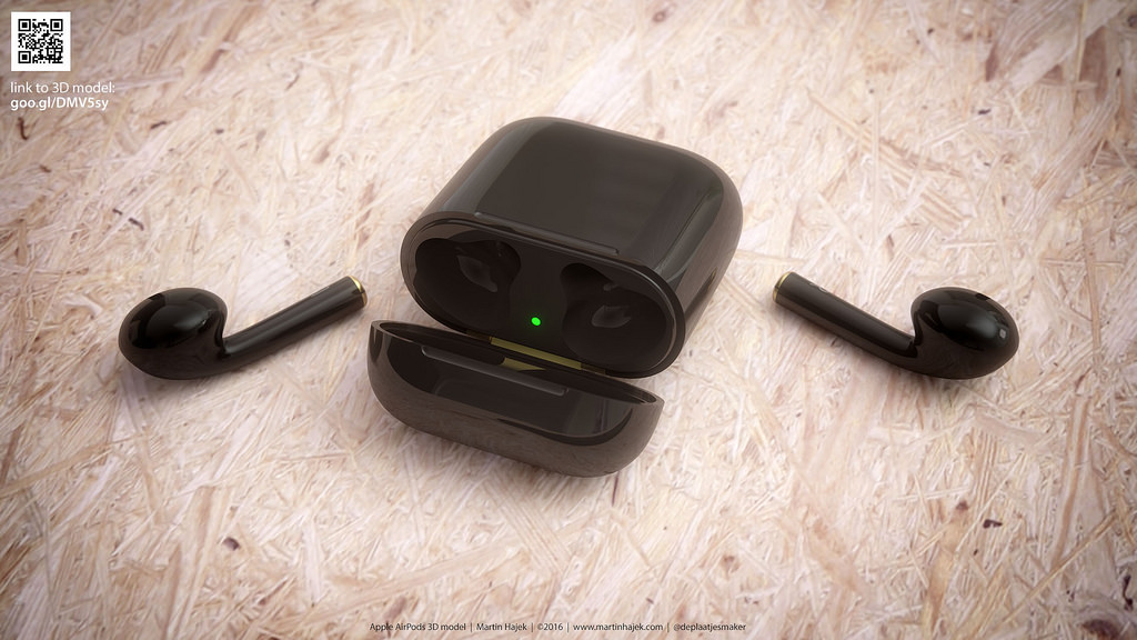 This is What Apple&#039;s AirPods Would Look Like in Jet Black [Renders]