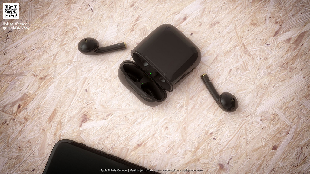 This is What Apple&#039;s AirPods Would Look Like in Jet Black [Renders]