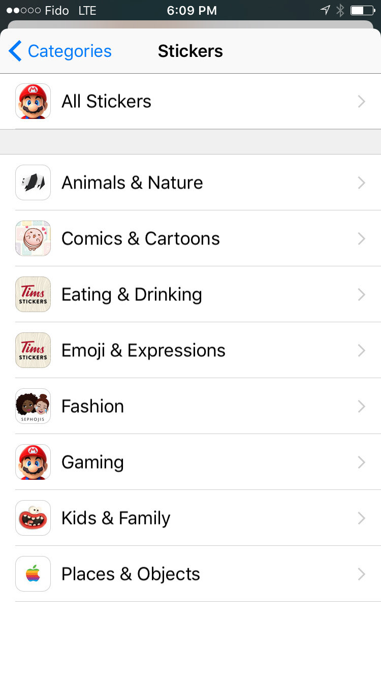 Apple Updates Messages App Store With Categories