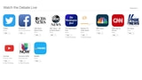 Apple Highlights Apps to Watch the First Presidential Debate Live