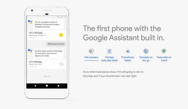 Google Officially Unveils the Google Pixel Smartphone With the &#039;Best Smartphone Camera Ever&#039; [Video]