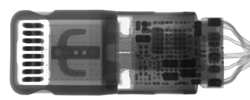 Teardown and X-Ray Image of Apple Lightning to 3.5mm Audio Adapter Reveals Mystery Chip