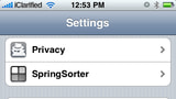SpringSorter Organizes Your SpringBoard by Usage