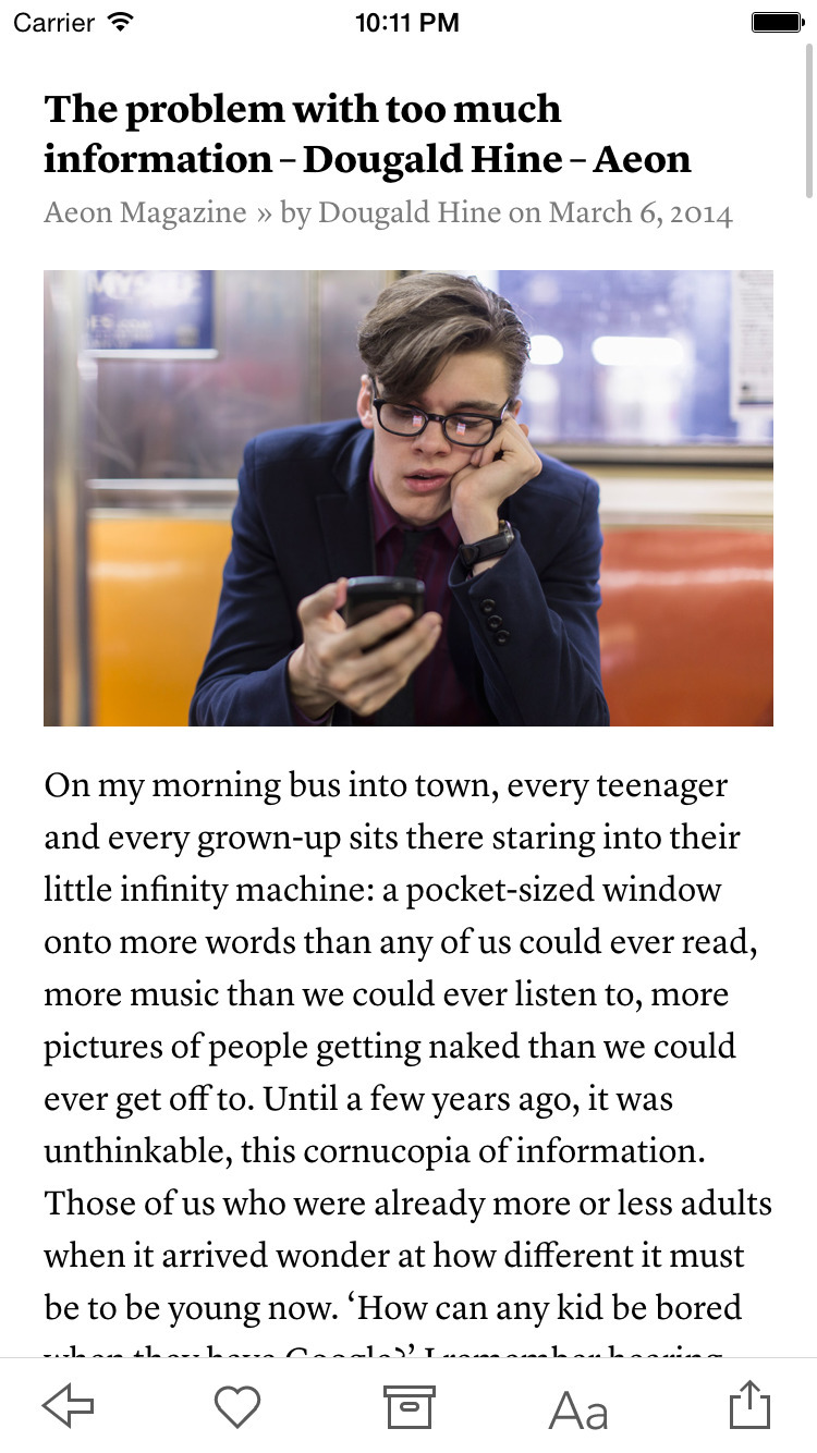 Instapaper Premium is Now Free [Download]