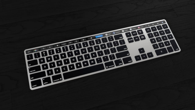 Beautiful Apple Touch Bar Keyboard Concept [Images]