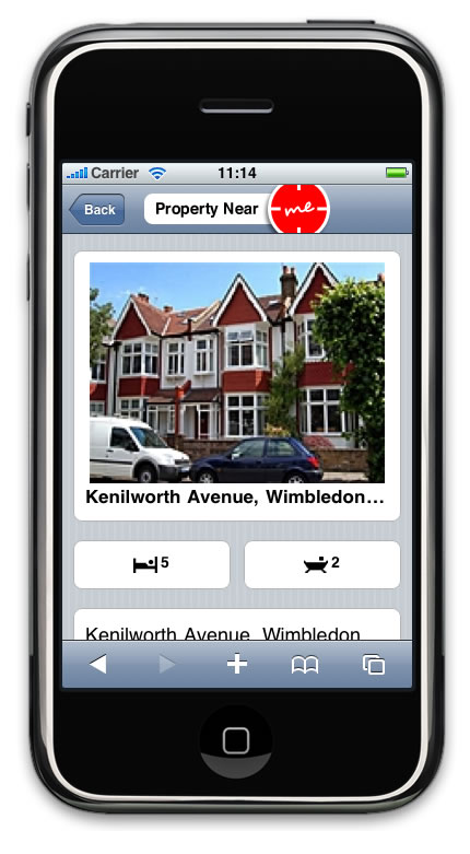 Location Aware iPhone Property App