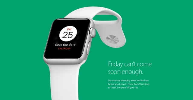 Apple Teases Special One Day Shopping Event for Black Friday