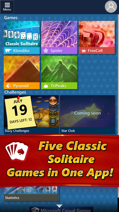 Microsoft Releases Its Classic Solitaire Game for iPhone and iPad