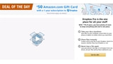 Get a Free $50 Amazon Gift Card When You Buy a Year of Dropbox Pro for $99 [Deal]
