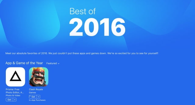 Apple Names Its Picks for Best Apps, Movies, Music, Books, Podcasts and TV Shows of 2016