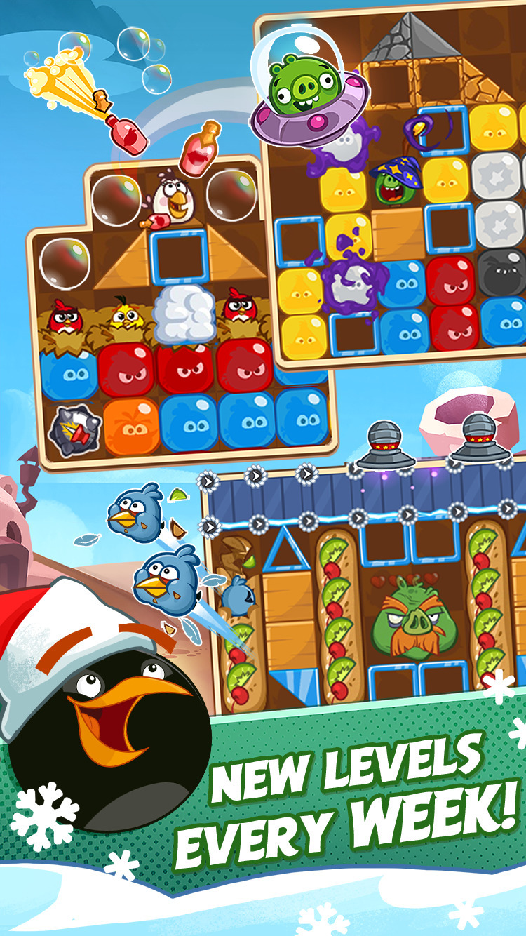 Rovio Releases Angry Birds Blast for iOS