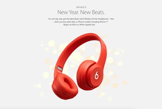 Apple Announces Chinese New Year Promotion, Free Beats Solo3 Headphones With Purchase of Mac or iPhone