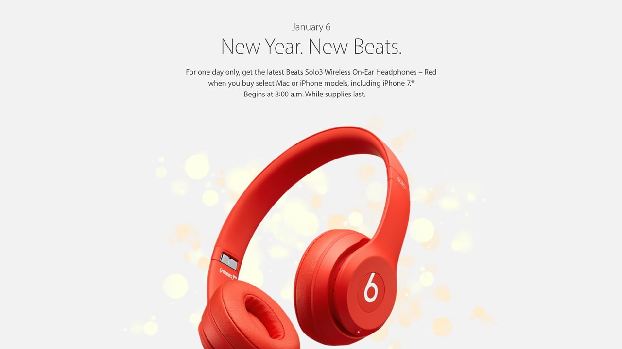 apple beats promotion