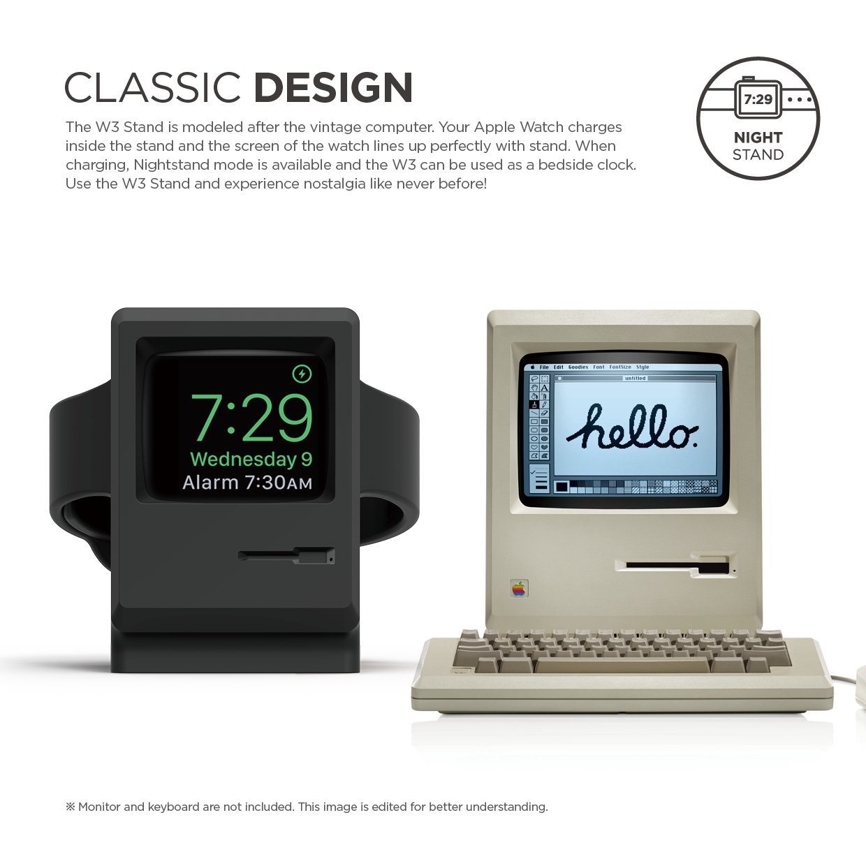 Check Out This Vintage Macintosh Charging Stand for the Apple Watch