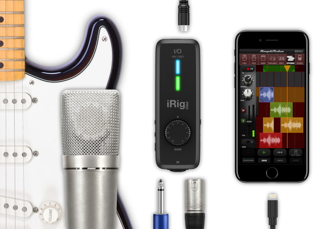 IK Multimedia Unveils iRig Pro I/O, Launches iRig Acoustic Stage