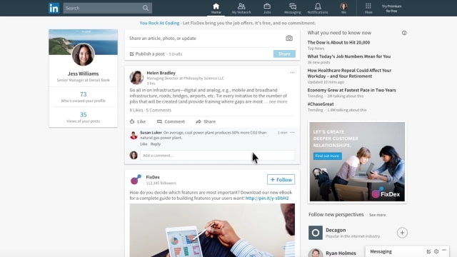 LinkedIn Unveils Gets Major Website Redesign [Video]