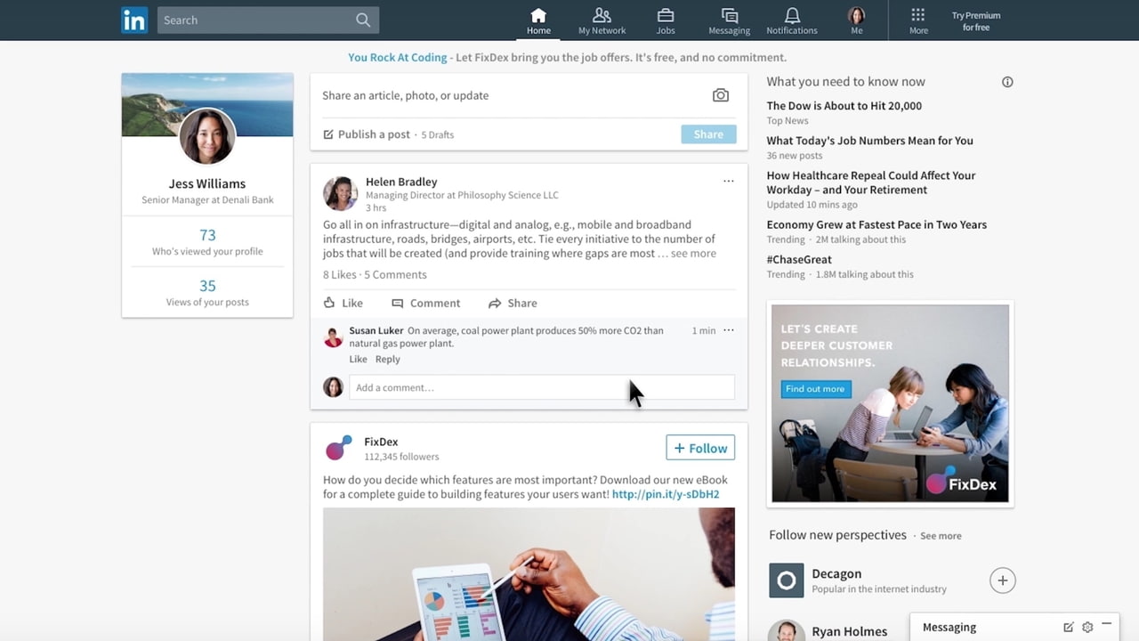 LinkedIn Unveils Gets Major Website Redesign [Video] - iClarified