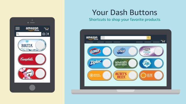 Amazon Launches Virtual Dash Buttons for Web and Mobile