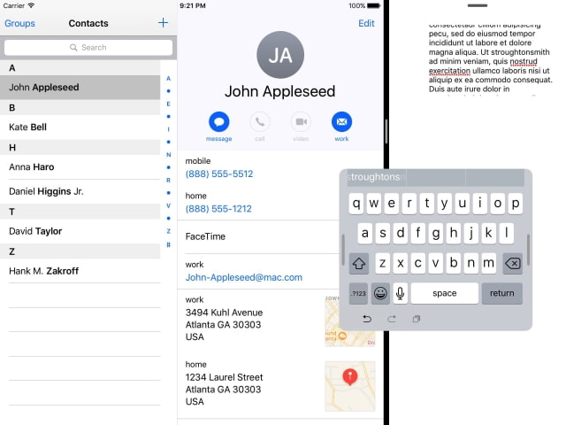 iOS 10.3 Beta Contains Hidden One-Handed Floating Keyboard for iPad [Images]