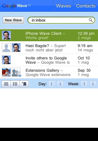 First Google Wave Application Hits the App Store